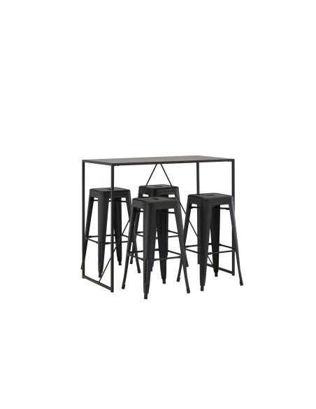 Matgrupp Brea med Tempe matstolar, 120 × 60 cm