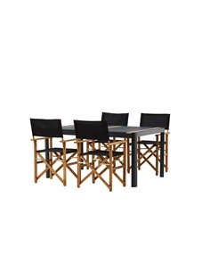 Matgrupp Togo med Marion matstolar, 150 × 90 cm 2