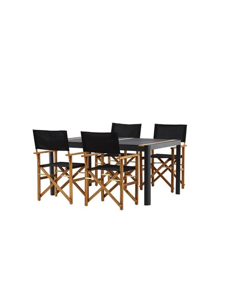 Matgrupp Togo med Marion matstolar, 150 × 90 cm