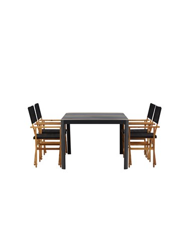 Matgrupp Togo med Marion matstolar, 150 × 90 cm