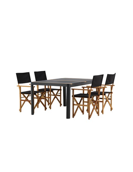 Matgrupp Togo med Marion matstolar, 150 × 90 cm