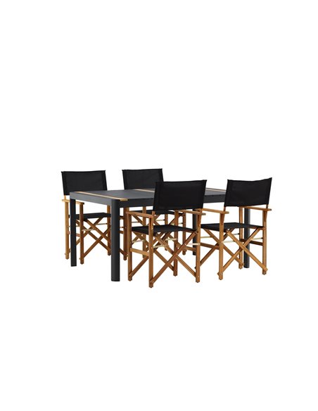 Matgrupp Togo med Marion matstolar, 150 × 90 cm