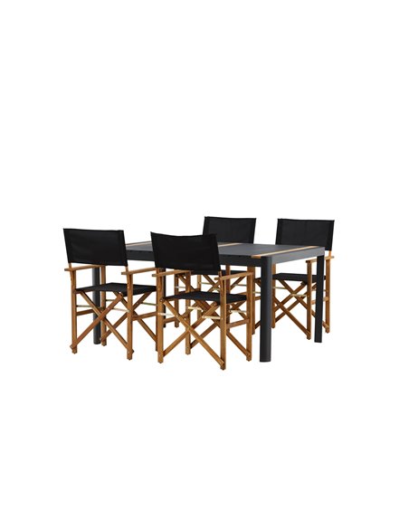 Matgrupp Togo med Marion matstolar, 150 × 90 cm
