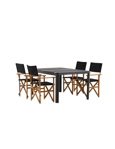 Matgrupp Togo med Marion matstolar, 150 × 90 cm