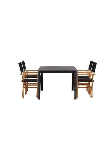 Matgrupp Togo med Marion matstolar, 150 × 90 cm