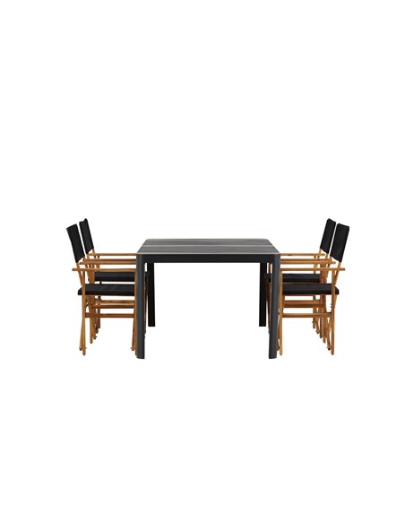 Matgrupp Togo med Marion matstolar, 150 × 90 cm