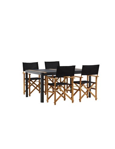 Matgrupp Togo med Marion matstolar, 150 × 90 cm