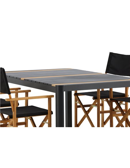 Matgrupp Togo med Marion matstolar, 150 × 90 cm
