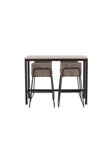 Matgrupp Camden med Bisbee matstolar, 120 × 60 cm