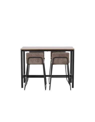 Matgrupp Camden med Bisbee matstolar, 120 × 60 cm