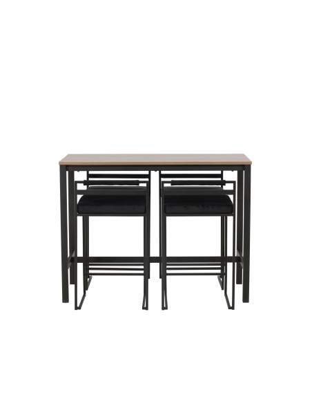 Matgrupp Camden med Opelika matstolar, 120 × 60 cm