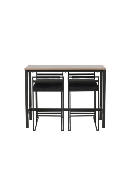 Matgrupp Camden med Opelika matstolar, 120 × 60 cm