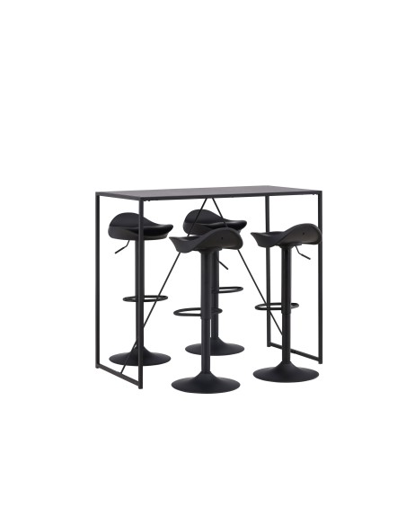 Matgrupp Brea med Adesto matstolar, 120 × 60 cm