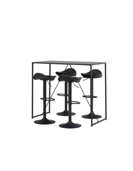 Matgrupp Brea med Adesto matstolar, 120 × 60 cm
