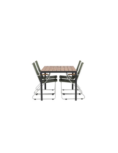 Matgrupp Break med Bois matstolar, 150 × 90 cm