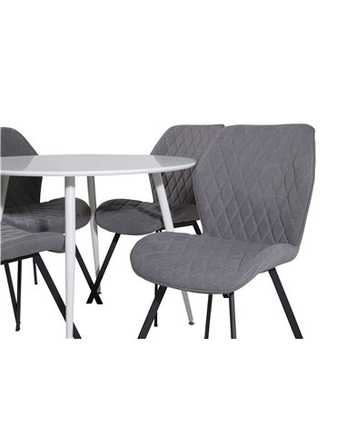 Matgrupp Plaza med Gemma matstolar