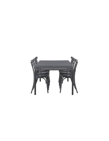 Matgrupp Borneo med Tablas matstolar, 200 × 100 cm