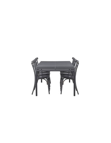 Matgrupp Borneo med Tablas matstolar, 200 × 100 cm