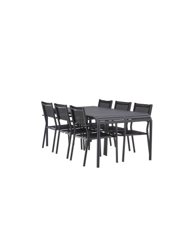 Matgrupp Borneo med Copacabana matstolar, 200 × 100 cm