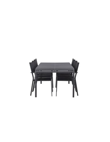 Matgrupp Borneo med Copacabana matstolar, 200 × 100 cm