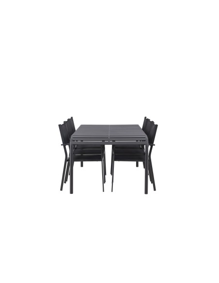 Matgrupp Borneo med Copacabana matstolar, 200 × 100 cm