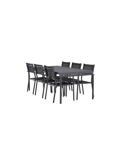 Matgrupp Borneo med Copacabana matstolar, 200 × 100 cm