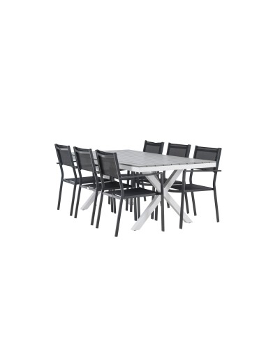 Matgrupp Garcia med Copacabana matstolar, 200 × 100 cm