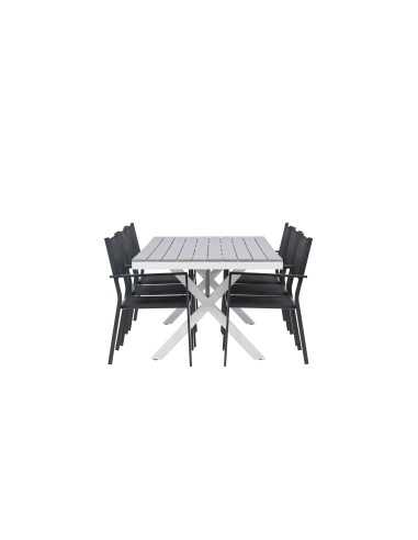 Matgrupp Garcia med Copacabana matstolar, 200 × 100 cm
