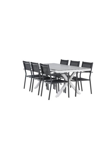 Matgrupp Garcia med Copacabana matstolar, 200 × 100 cm