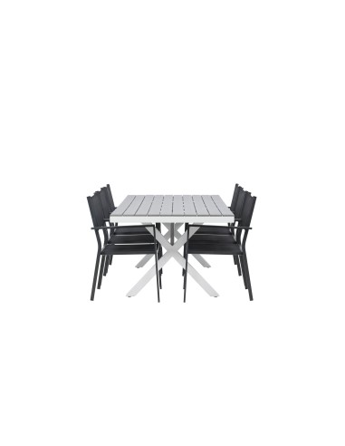 Matgrupp Garcia med Copacabana matstolar, 200 × 100 cm