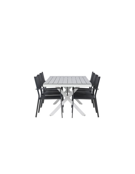 Matgrupp Garcia med Copacabana matstolar, 200 × 100 cm