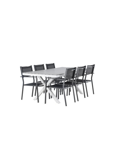 Matgrupp Garcia med Copacabana matstolar, 200 × 100 cm