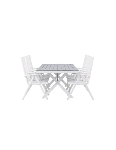Matgrupp Garcia med Break matstolar, 200 × 100 cm