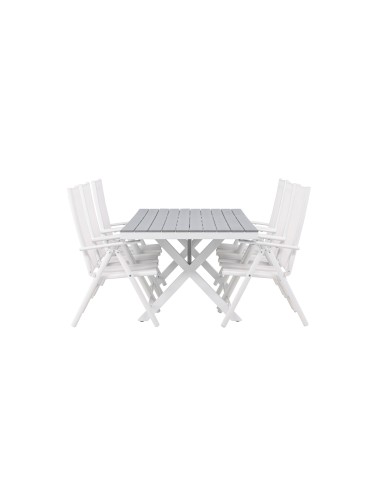 Matgrupp Garcia med Break matstolar, 200 × 100 cm