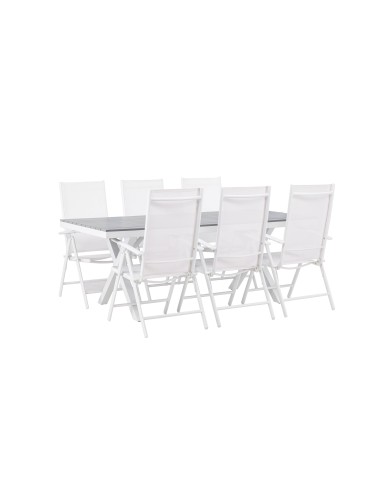 Matgrupp Garcia med Break matstolar, 200 × 100 cm