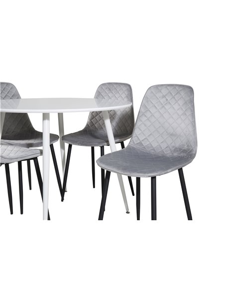 Matgrupp Plaza med Polar matstolar