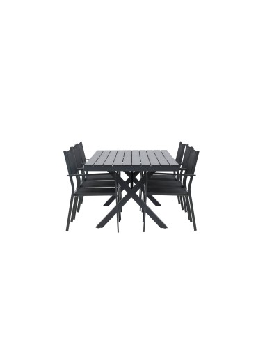 Matgrupp Garcia med Copacabana matstolar, 200 × 100 cm