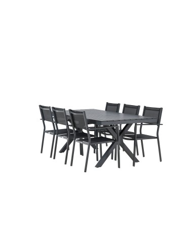 Matgrupp Garcia med Copacabana matstolar, 200 × 100 cm
