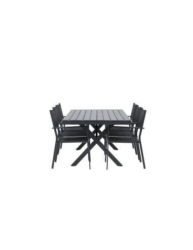 Matgrupp Garcia med Copacabana matstolar, 200 × 100 cm
