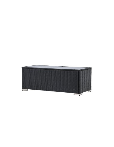 Soffbord London, 120 × 50 cm, Svart