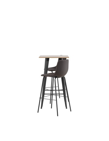 Matgrupp Tempe med Alexi matstolar, 60 × 60 cm