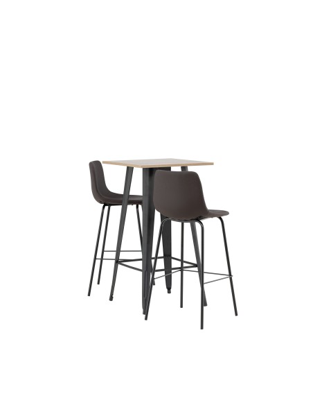 Matgrupp Tempe med Alexi matstolar, 60 × 60 cm