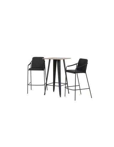 Matgrupp Tempe med Tvist matstolar, 60 × 60 cm