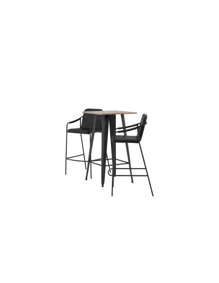 Matgrupp Tempe med Tvist matstolar, 60 × 60 cm