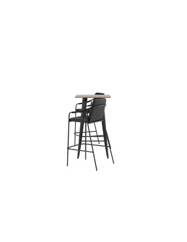 Matgrupp Tempe med Tvist matstolar, 60 × 60 cm