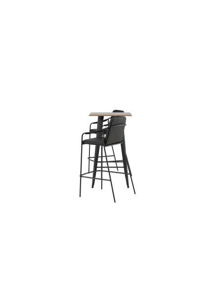 Matgrupp Tempe med Tvist matstolar, 60 × 60 cm
