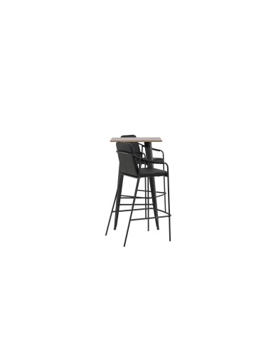 Matgrupp Tempe med Tvist matstolar, 60 × 60 cm