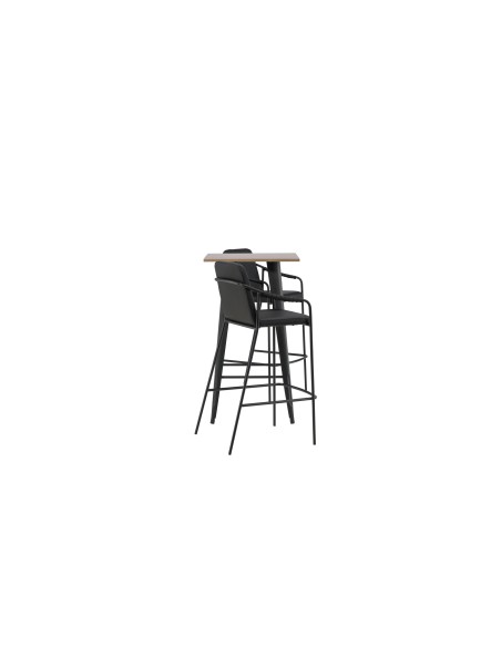 Matgrupp Tempe med Tvist matstolar, 60 × 60 cm