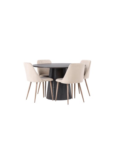Matgrupp Lanzo med Night matstolar