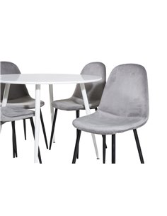 Matgrupp Plaza med Polar matstolar 2